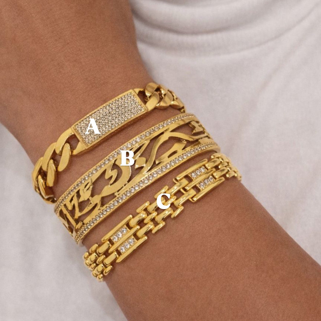 Lara Stack Of Bracelets ( 3 choices )