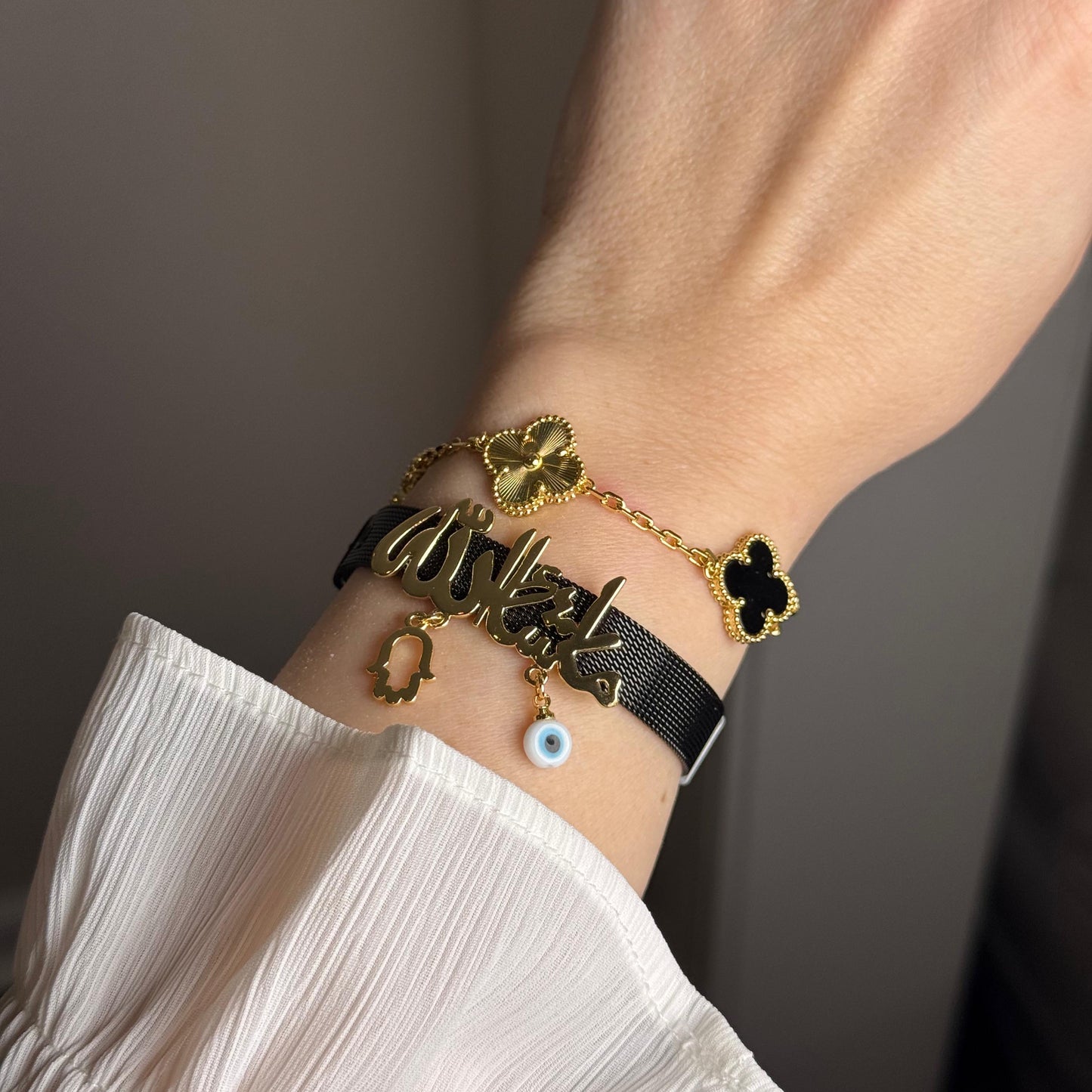 MashaALLAH Black Bracelet