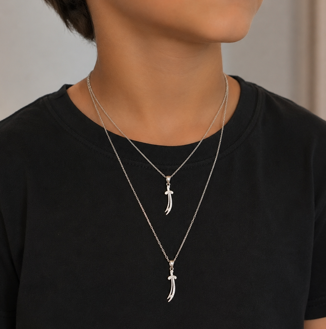 Boy’s Zulfiqar sword necklace