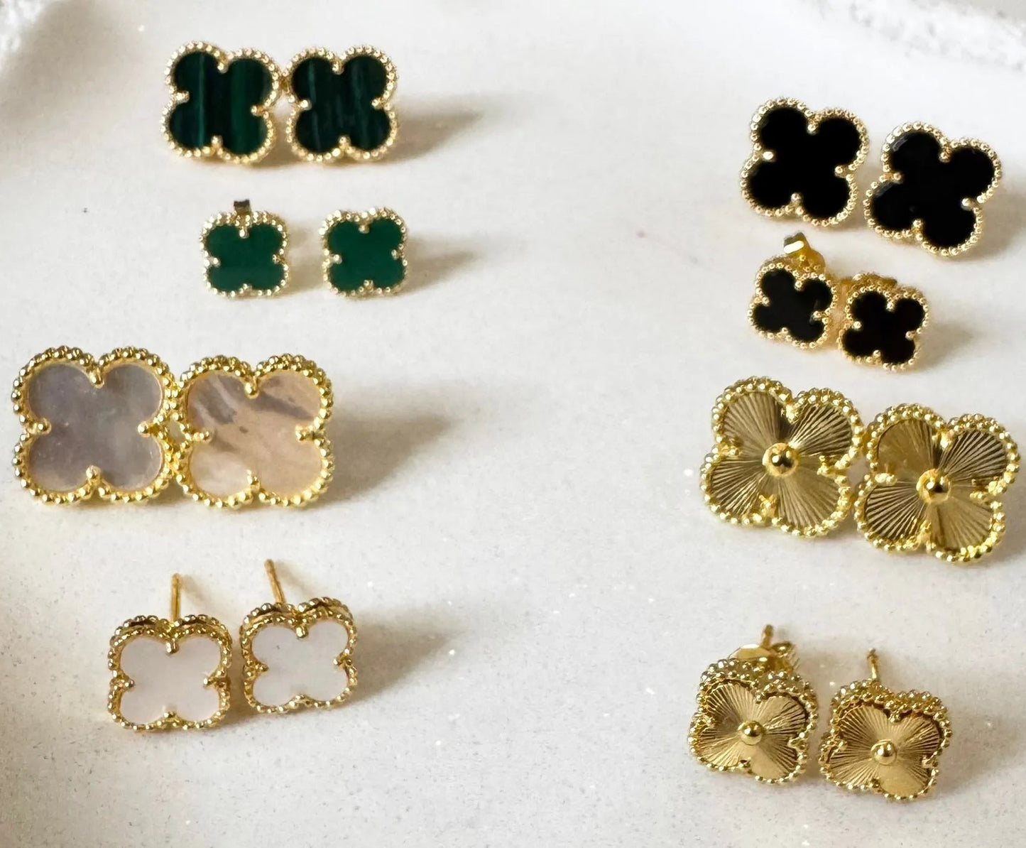 Flower earrings
