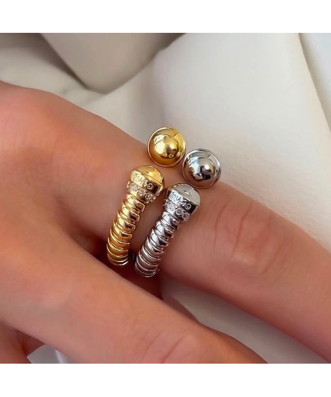 Silver Himo Ring Adjustable
