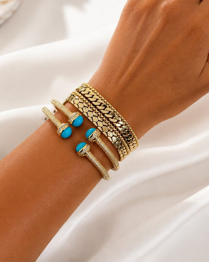 Blue Himo Bangle