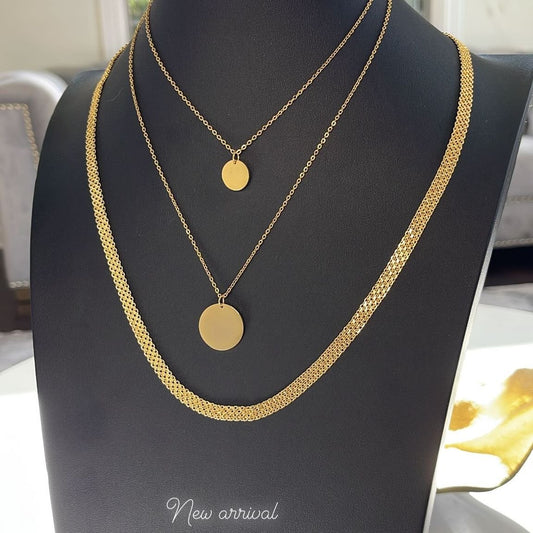 2 Gold Plated Necklaces