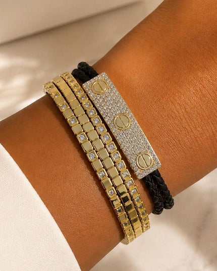 Black & Gold Robe Bracelet