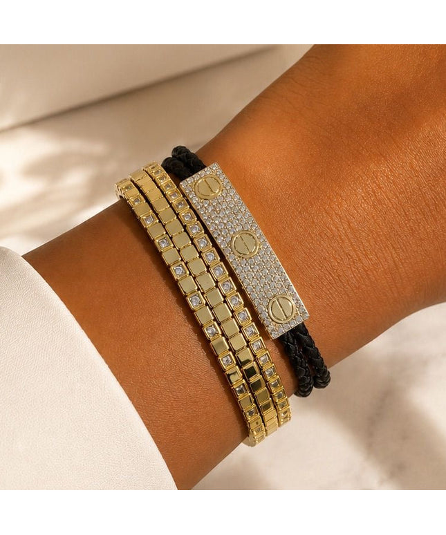 Black & Gold Robe Bracelet