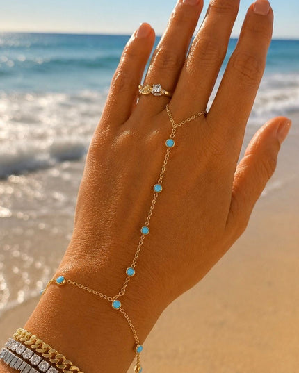 Terquaise Hand Chain