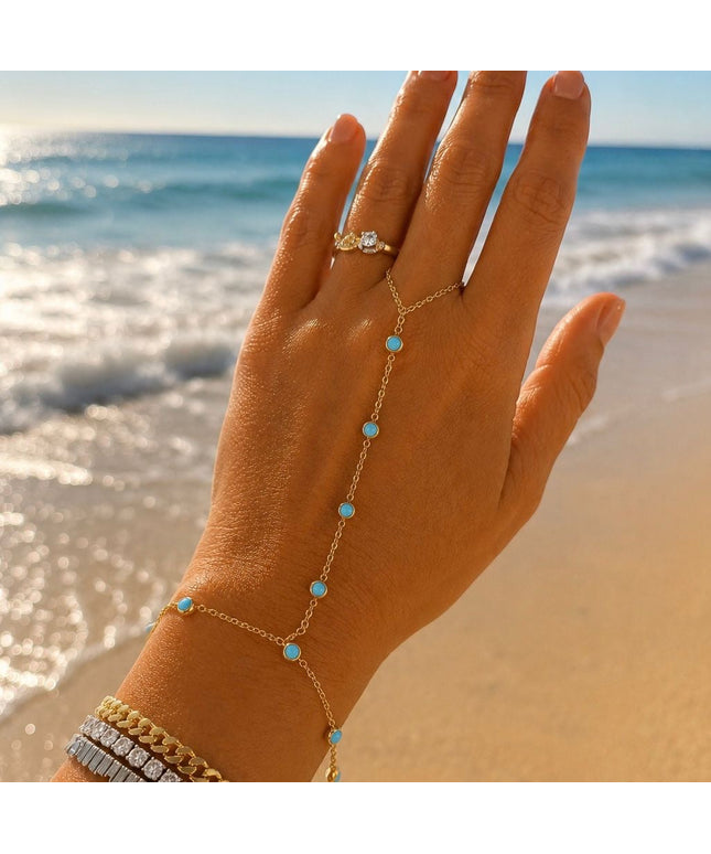 Terquaise Hand Chain
