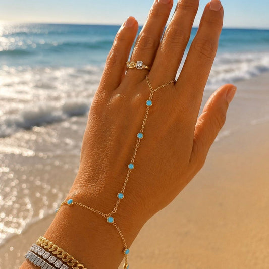 Terquaise Hand Chain