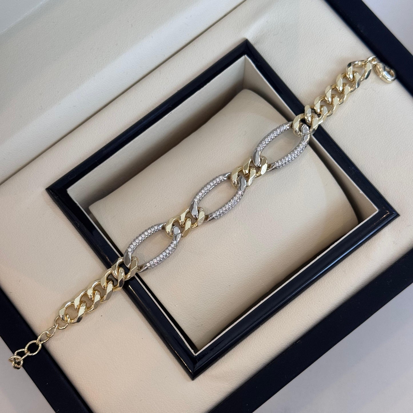 Silver & Gold Bracelet