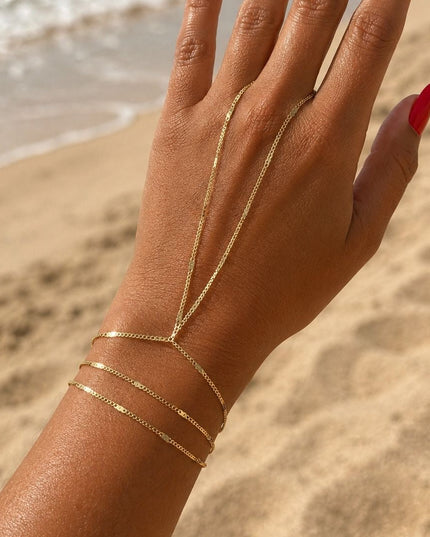 Sun Kissed Hand Chain