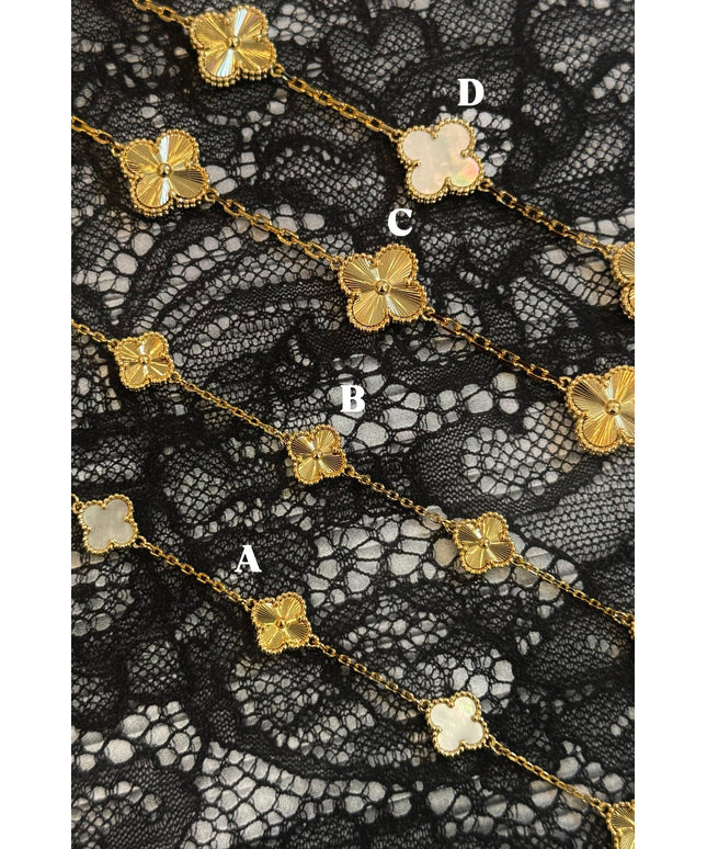 Gold Flower Bracelets