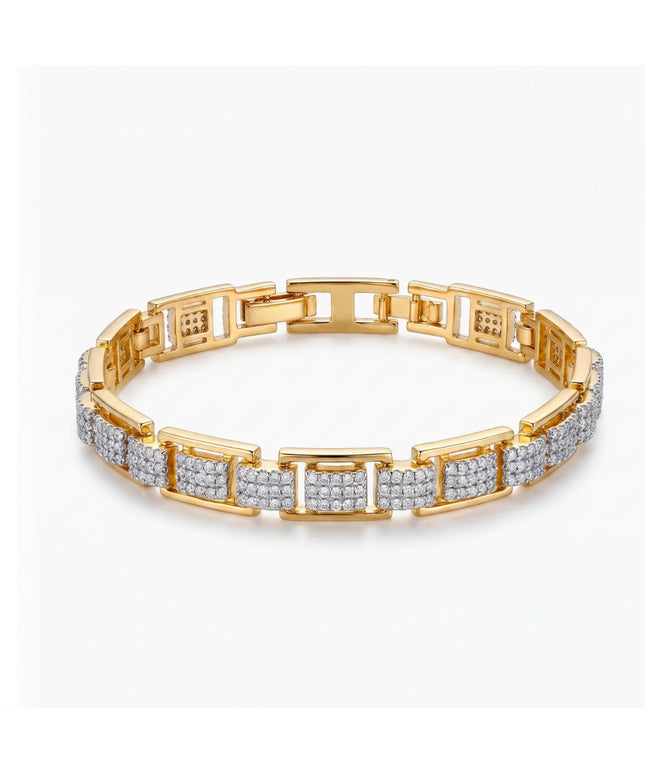 Rolax Inspired Two Tones With Zircon