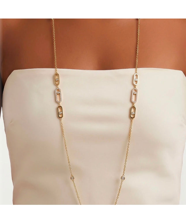 Long Messika Inspired Necklace