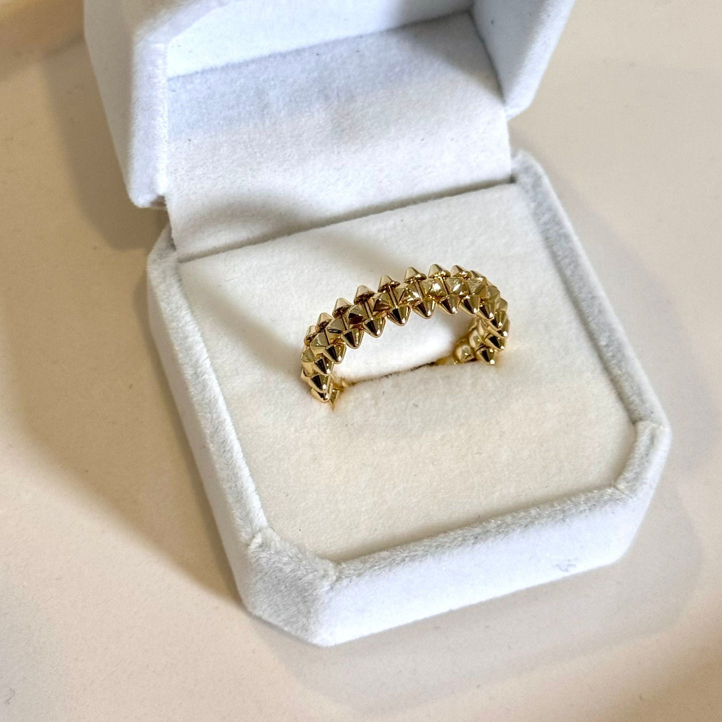 Clara Ring – Gold Plated Elegant Minimal Design