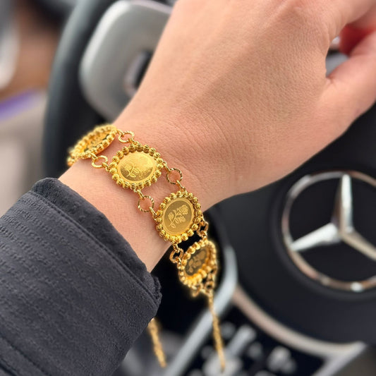 Coin bracelet