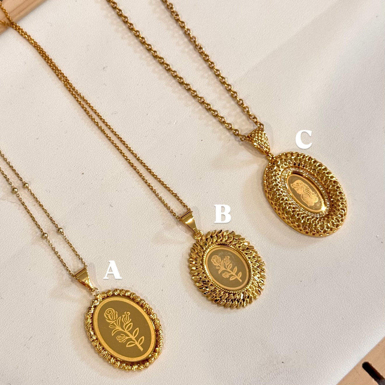 Three Onsa Style Necklace