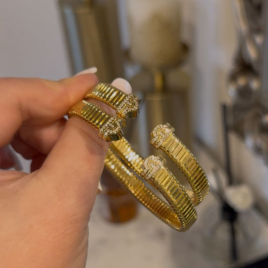 Dayana Gold Plated Bangle – Elegant Everyday Luxury