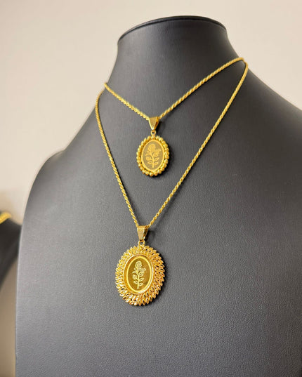 Dubai Style Onsa Necklace – Gold Plated (2 Choices)