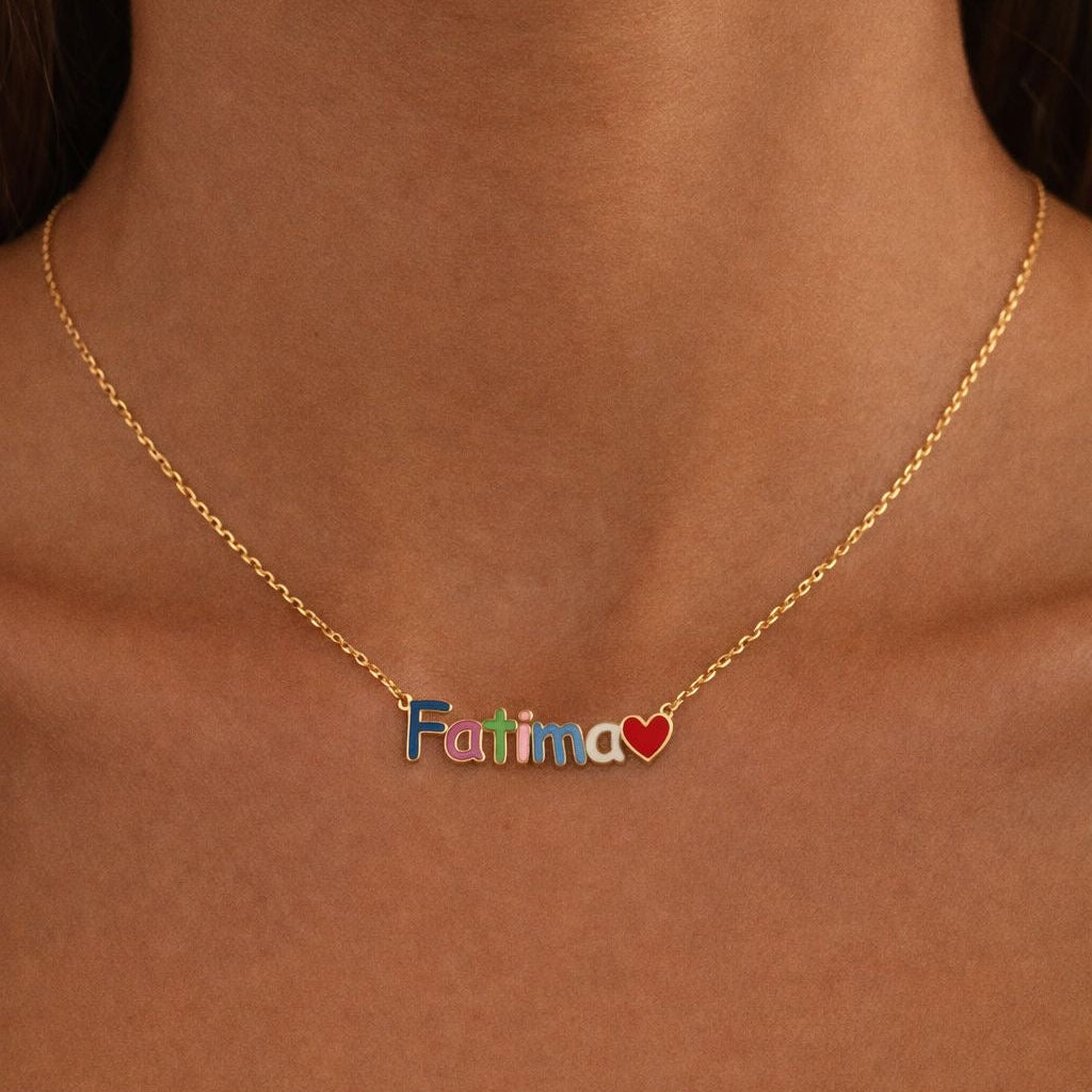 Fatima Name Necklace