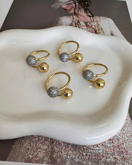 Gold And Silver Sizeable Rings