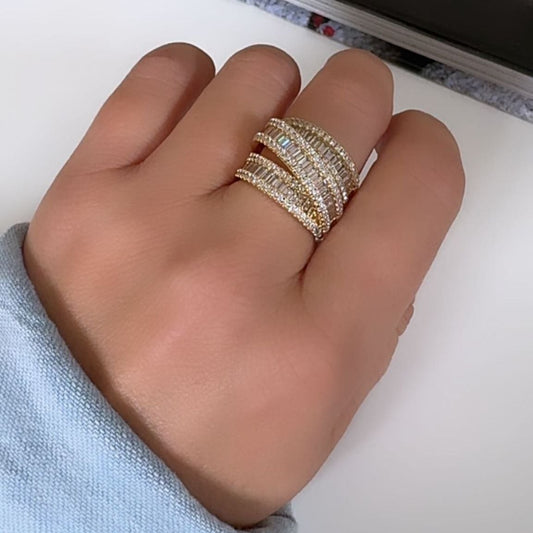 Gold Plated Ring Size 7