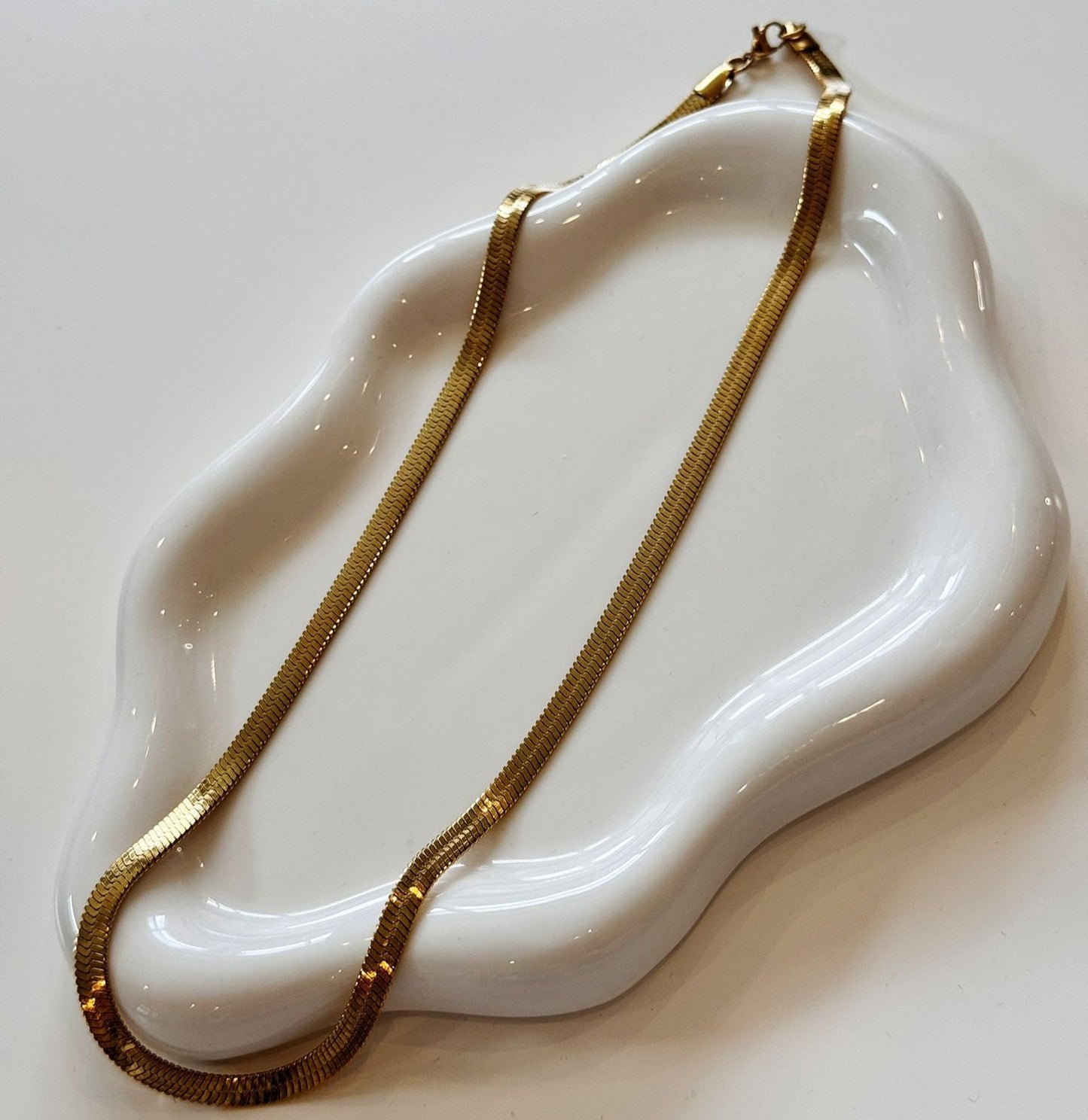 Gold Plated Snake Necklace