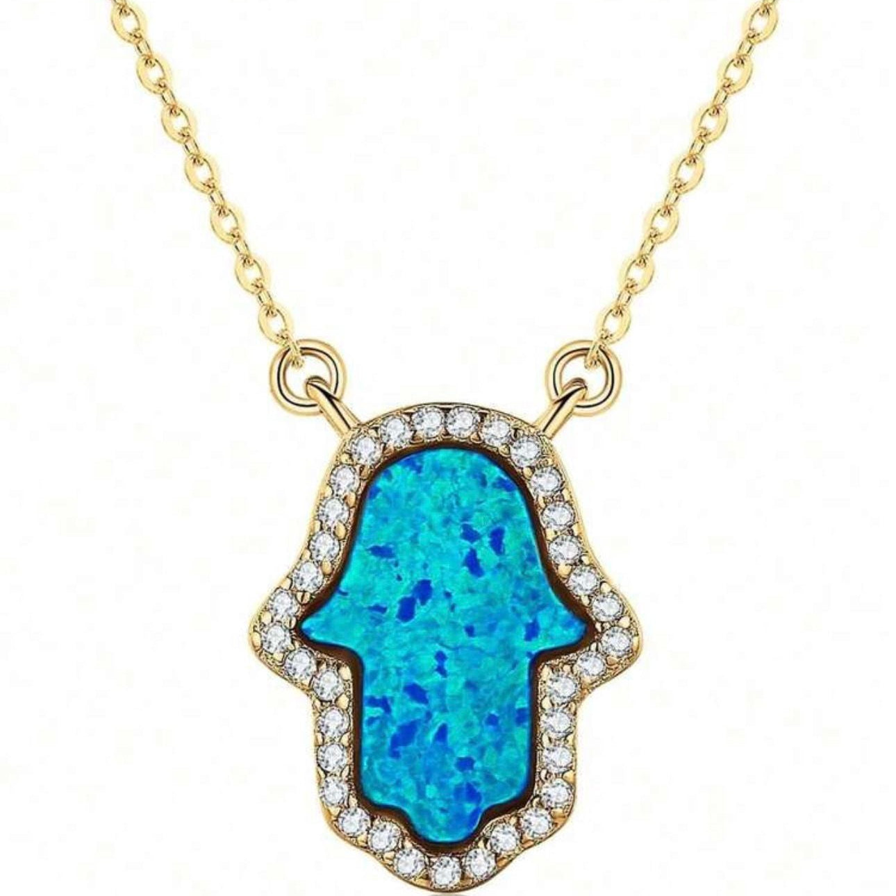 Hamsa Necklace – High Quality Gold Plated Design