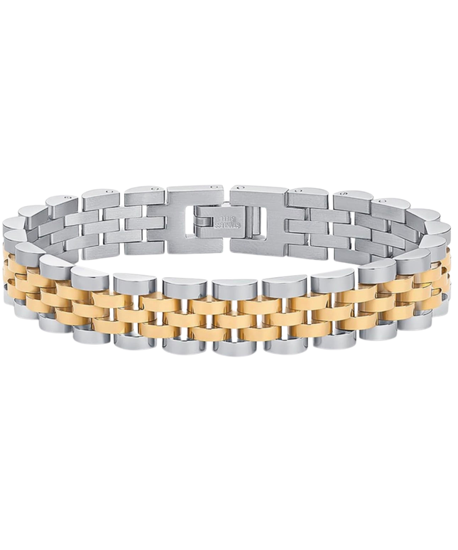 Two Tone Rolex Inspired Bracelet