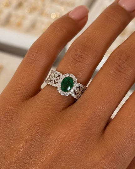 Emerald Green Ring