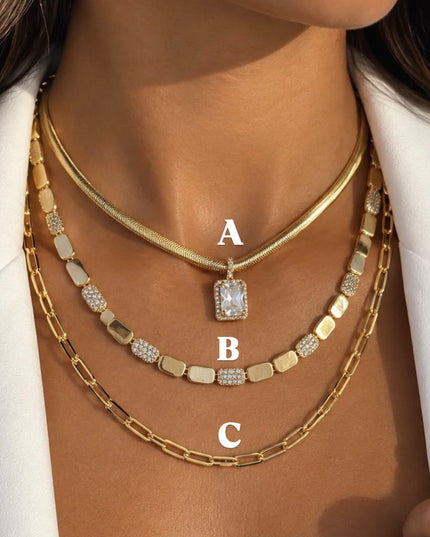 Beirut Necklaces three Layers
