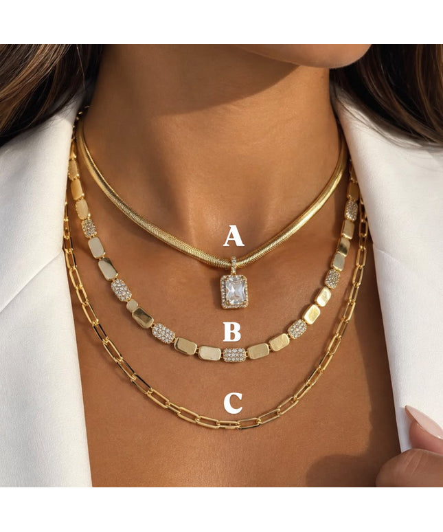 Beirut Necklaces three Layers