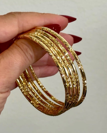 4 Bangles Set