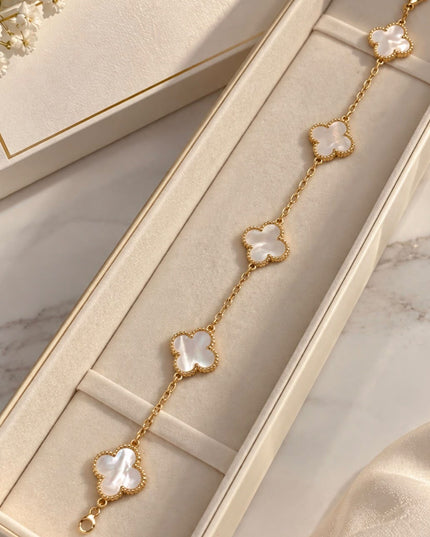 White Flower Bracelet