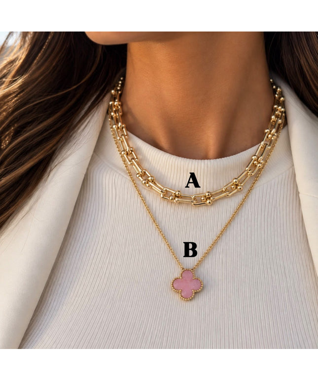 Flower & Chain Necklaces