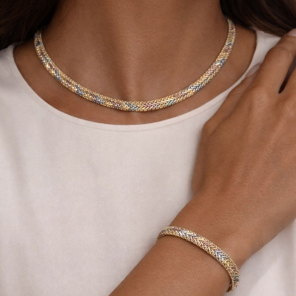 Trendy Tricolor Snake Set