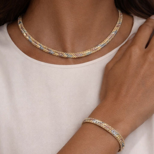 Trendy Tricolor Snake Set