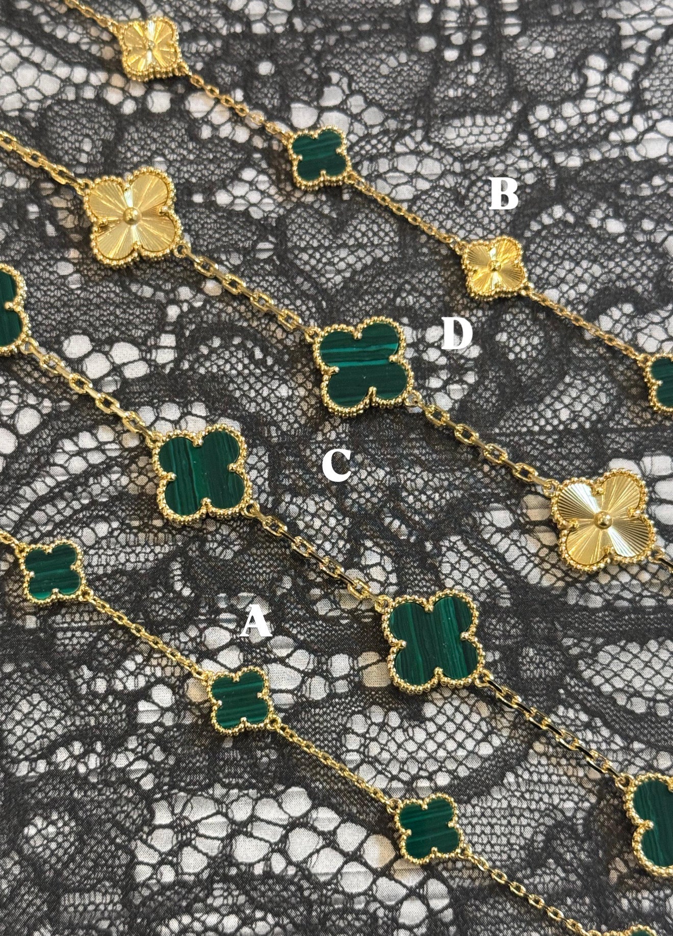 Green Flower Bracelets