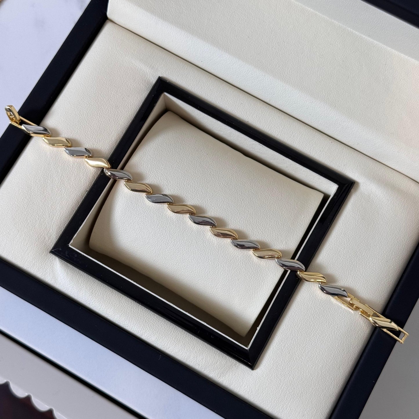 Silver & Gold Bracelet