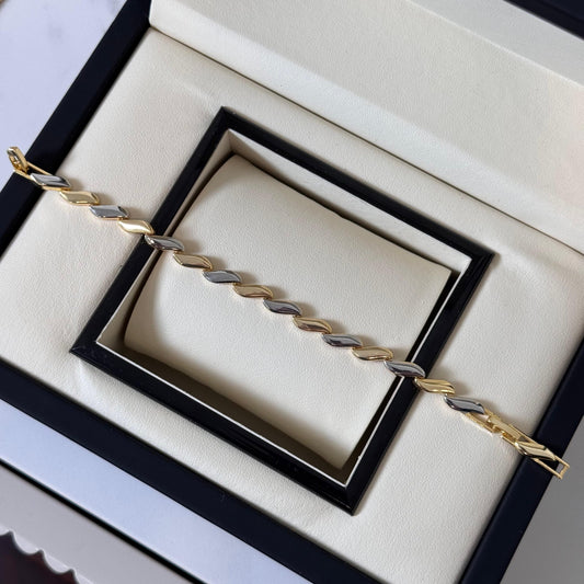 Silver & Gold Bracelet