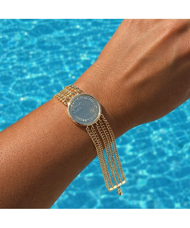 Lira bracelet with multi chains