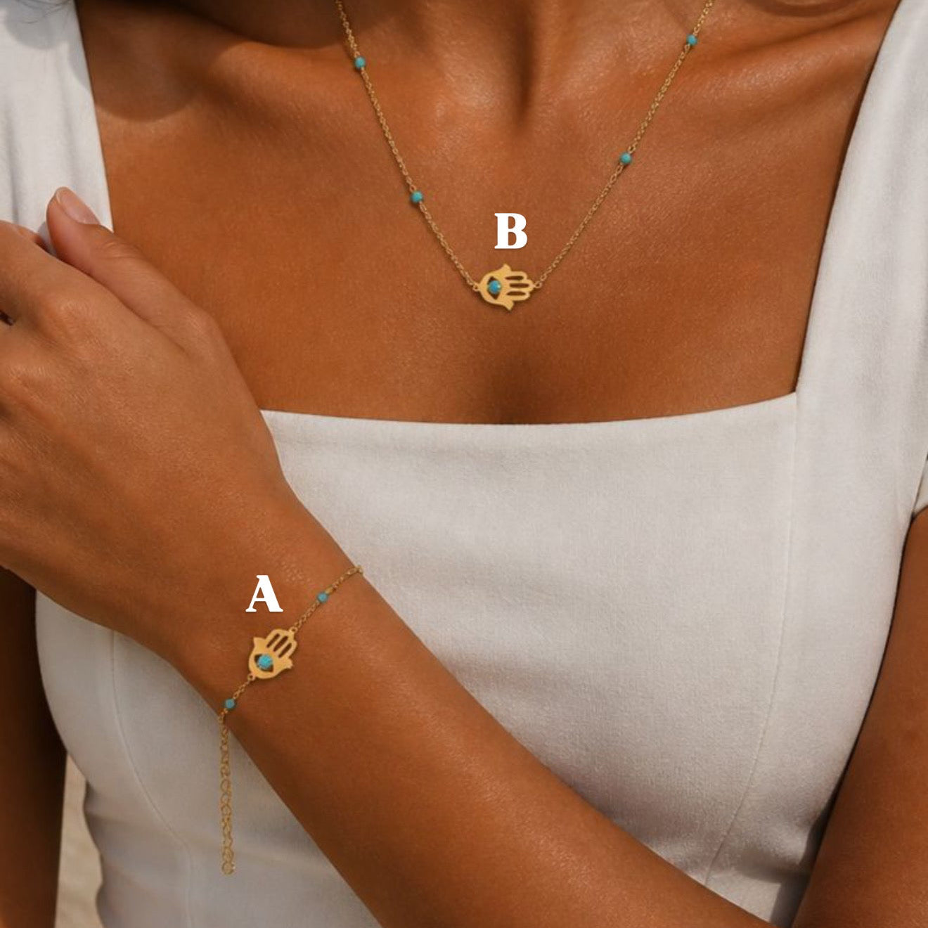 Custom Hamsa Set Made In Lebanon