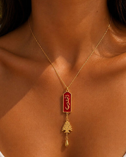 Aljanoub Lebanese Necklace