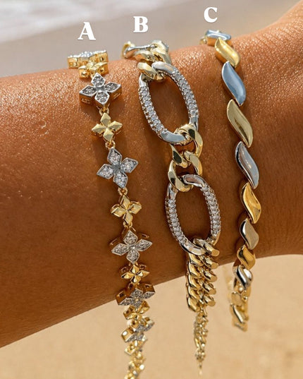 Silver & Gold Bracelets
