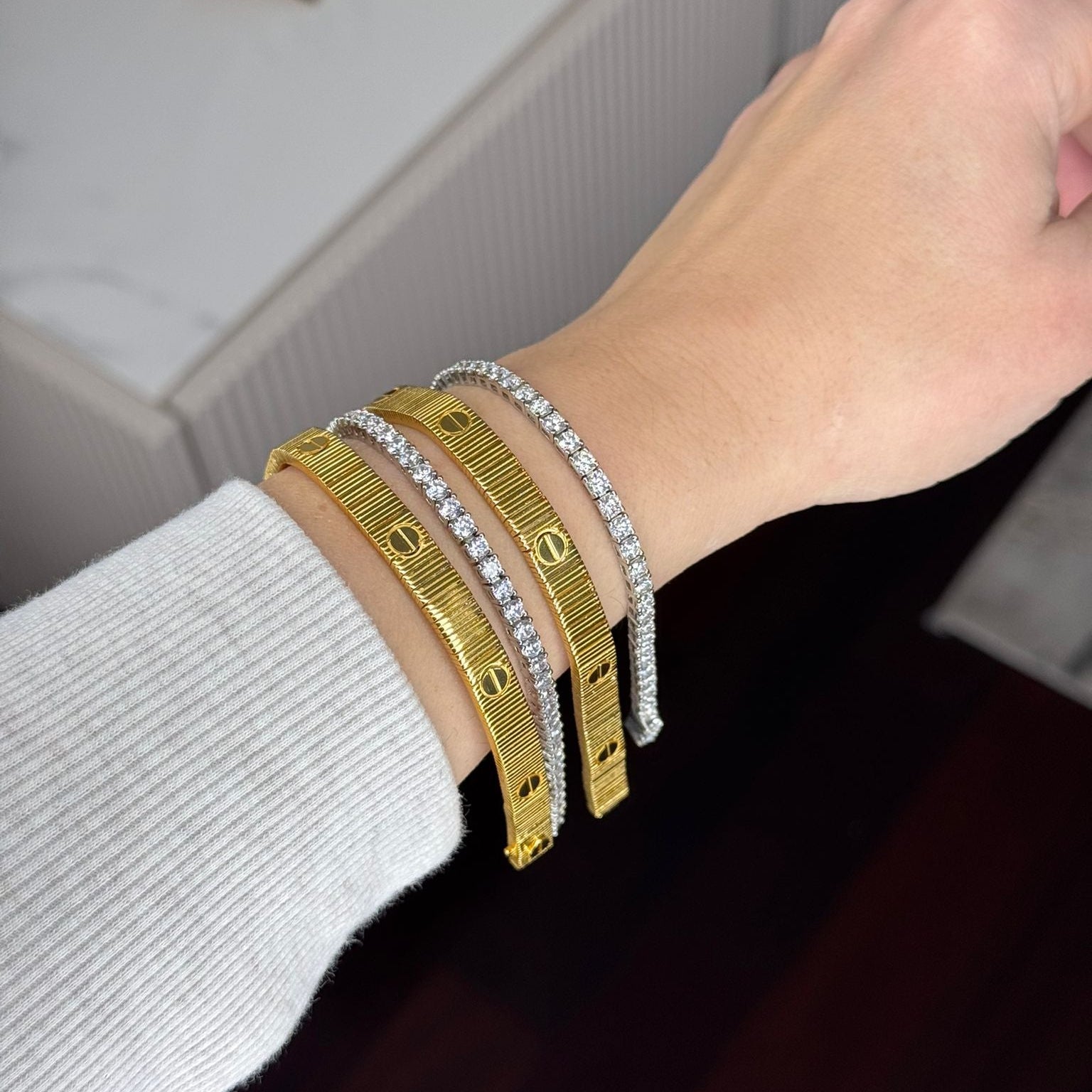 Joliet Bracelet – Gold Plated Stylish Design