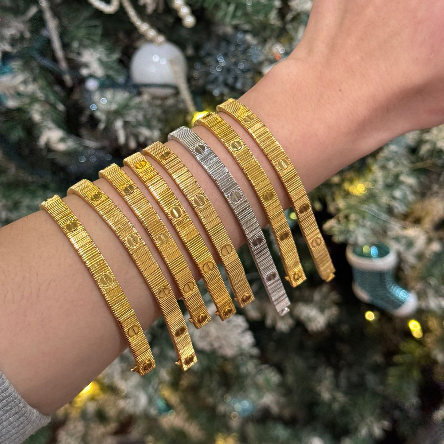 Joliet Bracelet – Gold Plated Stylish Design (Multiple Sizes)