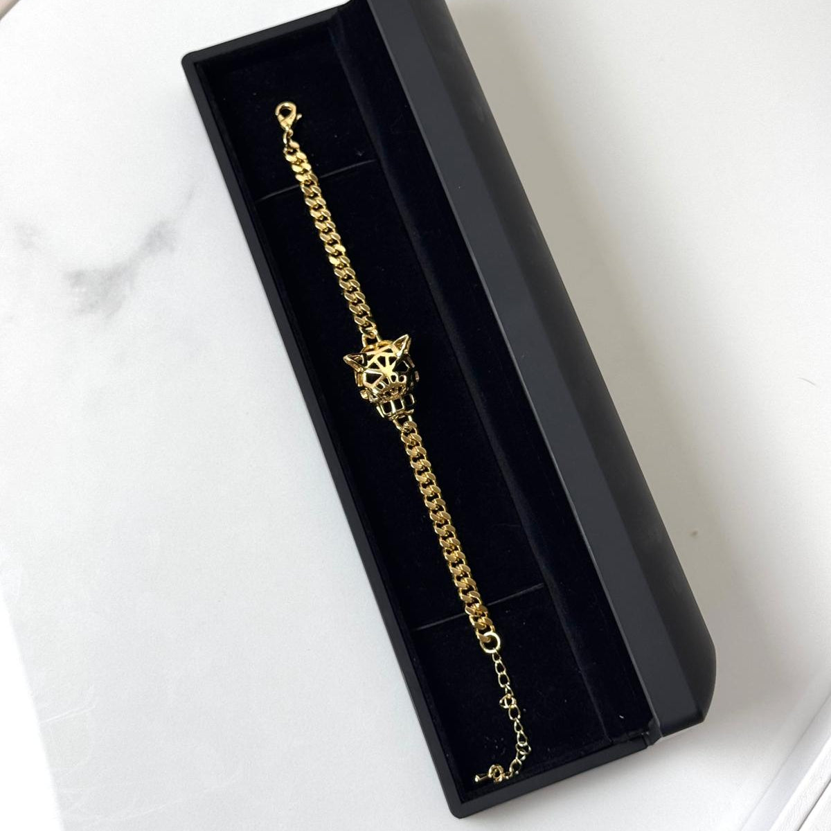 Leopard Bracelet – Bold Gold Plated Design