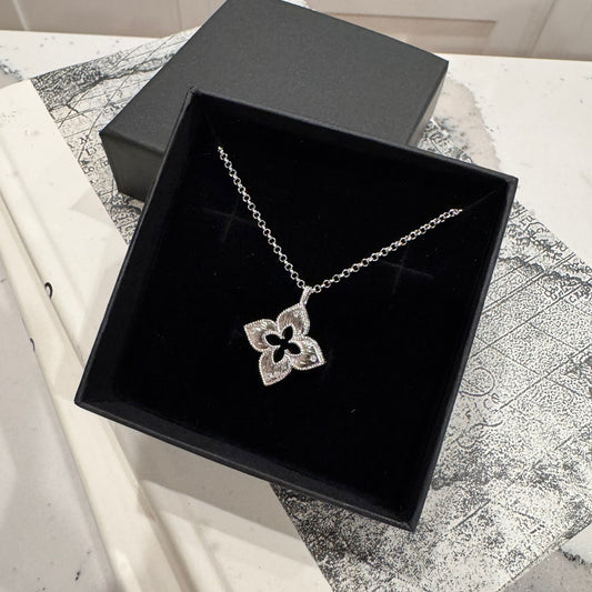Mariam Necklace Silver Tone