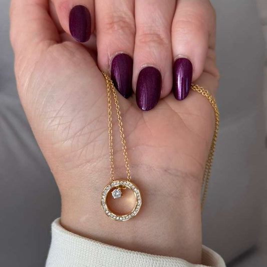 Raman Gold Plated Necklace – Elegant Minimal Statement