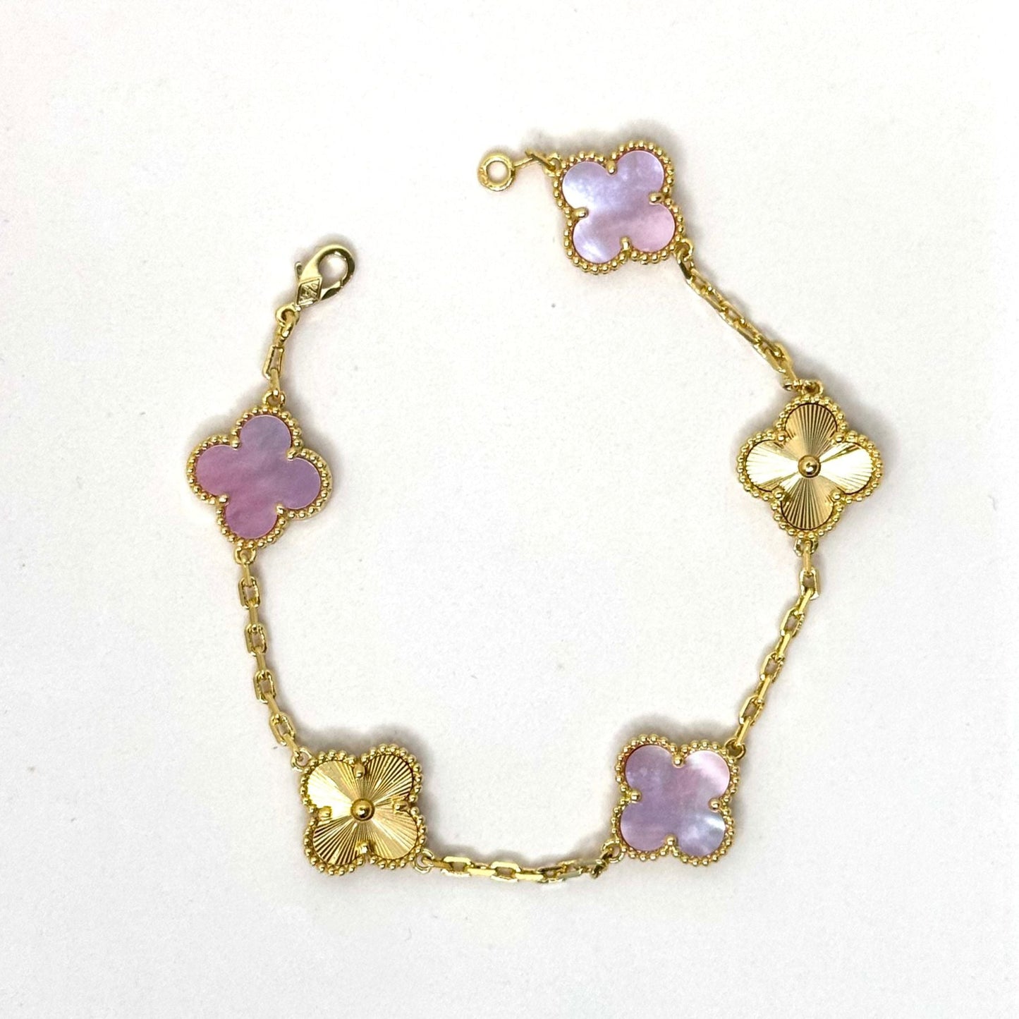 Regular Size Pink and Gold Bracelet 