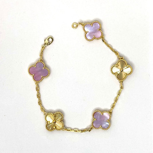 Regular Size Pink and Gold Bracelet 